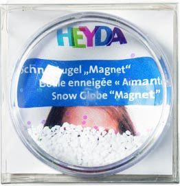 Schneedom Magnet 5cm für Foto